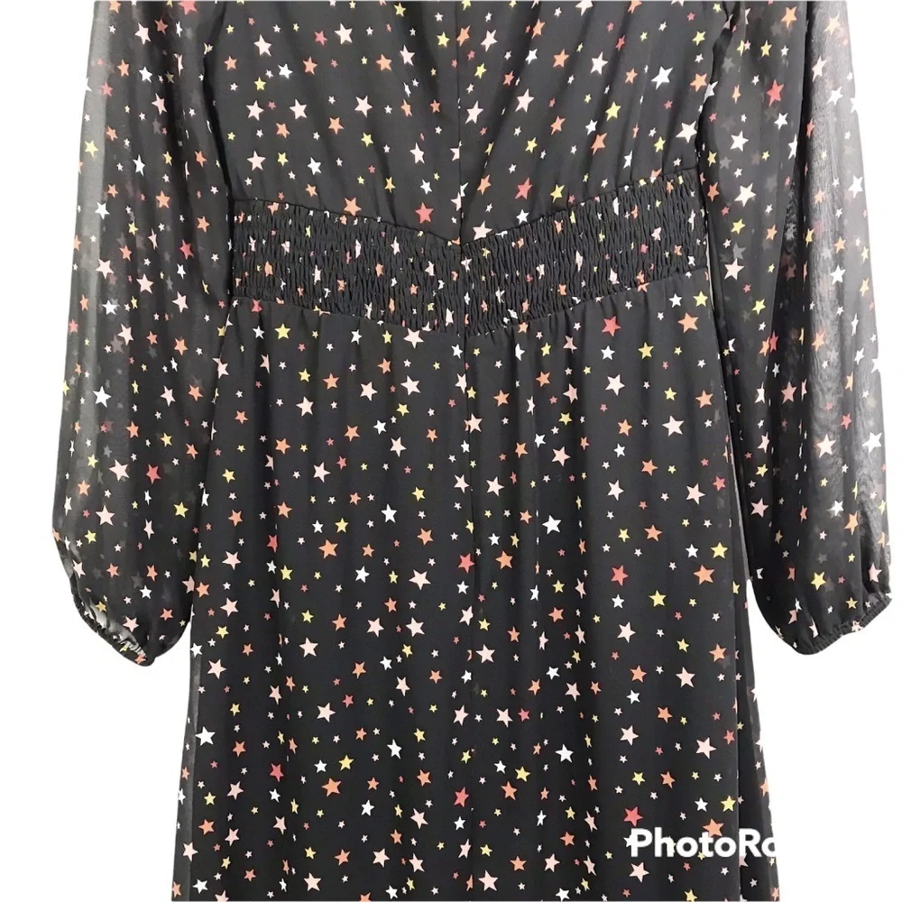 Le Lis Starry Nights black midi dress from Stitchfix size S NWT - Picture 6 of 10